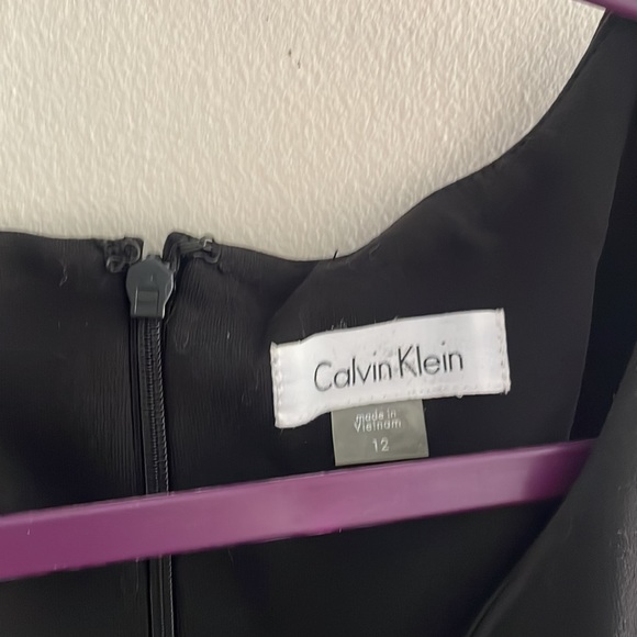 Black & White Belted Calvin Klein Dress NWT Size 12 - Picture 6 of 11